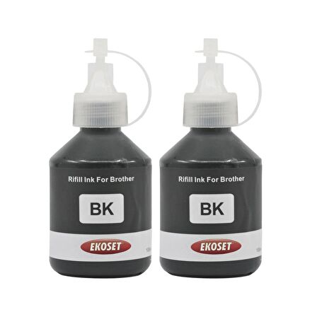Ekoset Brother DCP-T300 T310 T500W T510W uyumlu Siyah mürekkep 2 adet 100 ml
