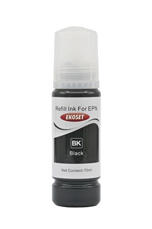 Ekoset Epson EcoTank L3111 Siyah Muadil Mürekkep 70ml 103 serisi