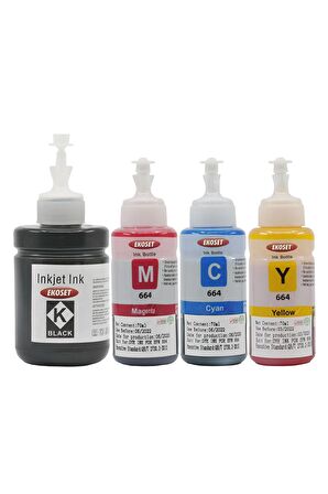 Ekoset Epson L1455 Uyumlu Renkli Muadil Mürekkep 4 Renk