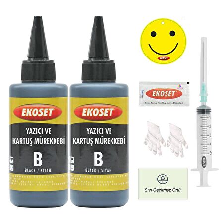 Ekoset hp 45 uyumlu Mürekkep 200 ml Plotter Mürekkebi