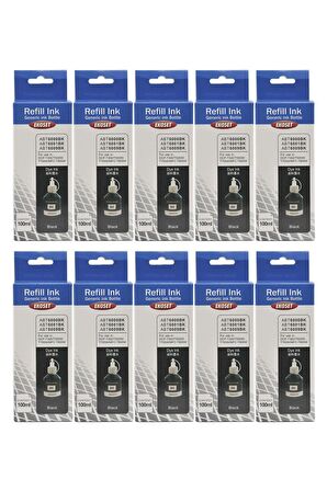 Ekoset Brother DCP T300 T310 T500w T510w uyumlu Siyah Mürekkep 100ml 10 adet
