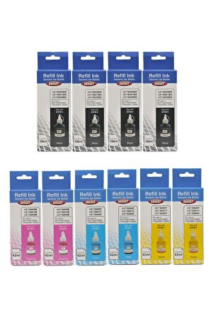 Ekoset Brother DCP T300 T310 T500w T510w uyumlu Mürekkep 10 Adet