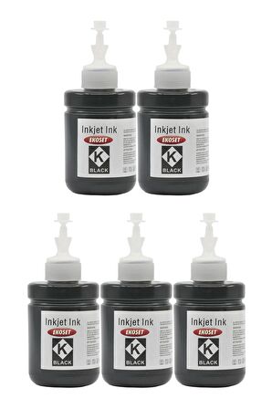 Ekoset Epson Workforce M100 M105 M200 Uyumlu Muadil Mürekkep 140ml 5'li set