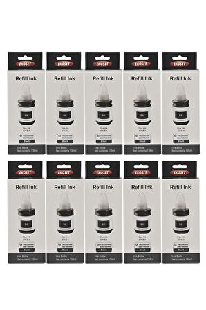 Ekoset Canon G4400 G4410 G4411 uyumlu Siyah Mürekkep 135ml 10 adet