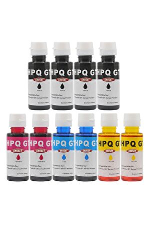 Ekoset hp ink Tank 115 315 415 Uyumlu Renkli Mürekkep 10 adet