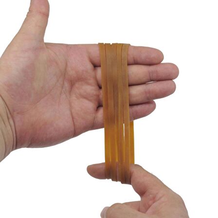 Ekoset 150x5mm Geniş Kauçuk Paket Ambalaj Kasa Lastiği 1.000 Adet
