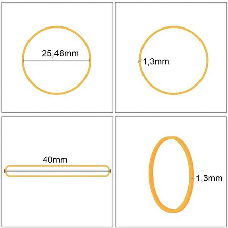 Ekoset Yeşil Paket Ambalaj Para Lastiği 40mm 10.000 Adet