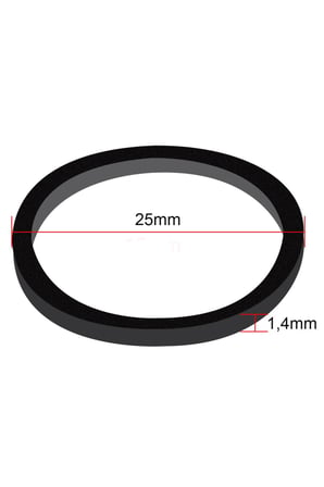Ekoset Siyah Paket Ambalaj Para Lastiği 40mm 10.000 Adet