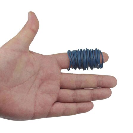 Ekoset Mavi Paket Ambalaj Para Lastiği 40mm 10.000 Adet