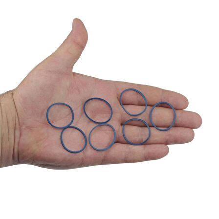 Ekoset Mavi Paket Ambalaj Para Lastiği 40mm 10.000 Adet