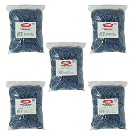 Ekoset Mavi Paket Ambalaj Para Lastiği 70mm 5.000 Adet