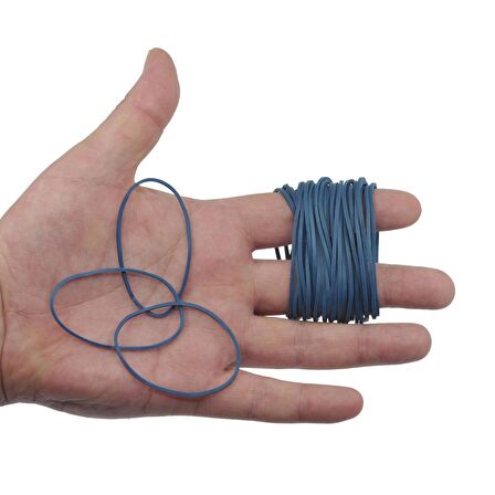 Ekoset Mavi Paket Ambalaj Para Lastiği 70mm 10.000 Adet