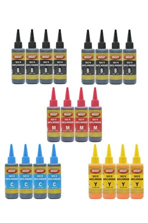 Ekoset Brother DCP-T220 DCP-T420W Uyumlu Renkli Muadil Mürekkep 100ml 20'li set