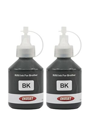 Ekoset Brother HL-T4000DW MFC-T4500DW Uyumlu Siyah Muadil Mürekkep 2li Set