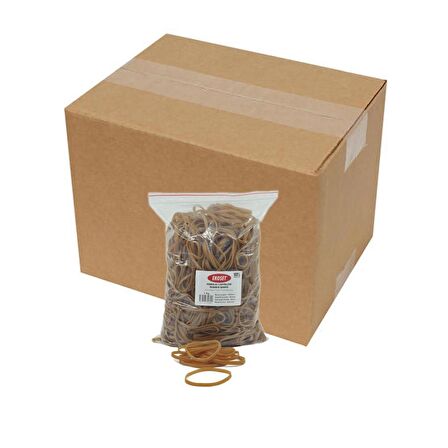 Ekoset 100mmx5mm Geniş Kauçuk Paket Ambalaj Lastiği 12Kg Koli (100x5)