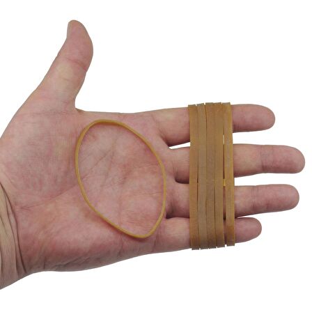 Ekoset 100mmx5mm Geniş Kauçuk Paket Ambalaj Lastiği 12Kg Koli (100x5)