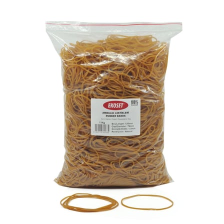 Ekoset 120mm Kauçuk Paket Ambalaj Lastiği 120'lik 12Kg Koli