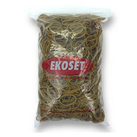 Ekoset 50x3mm Kauçuk Paket Ambalaj Lastiği 1Kg