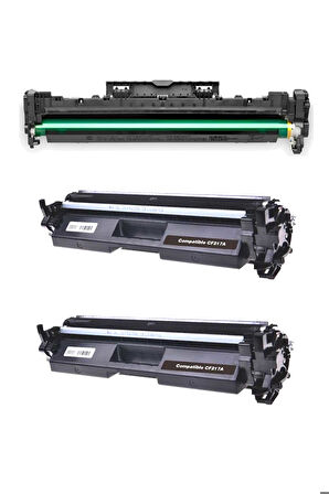 HP M102 M130 Muadil Drum Ünitesi ve 17A 2'li Toner Seti