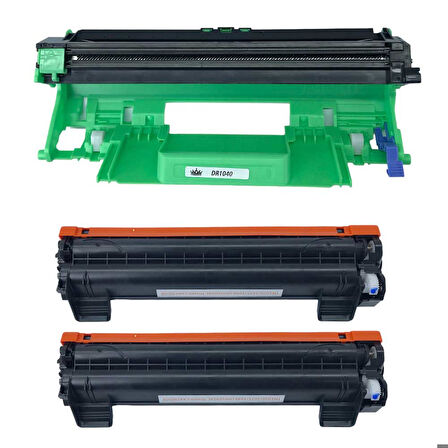 Brother HL1111 HL1211 MFC1810 MFC1911 Muadil Drum Ünitesi ve 2'li Toner Seti