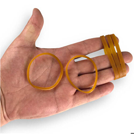 Kalın Para Lastiği 100 Adet 70x5mm