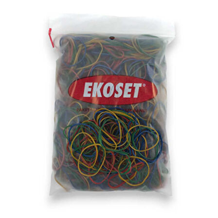 Renkli Para Lastiği Karışık 4 Renk 70mm 10.000 Adet