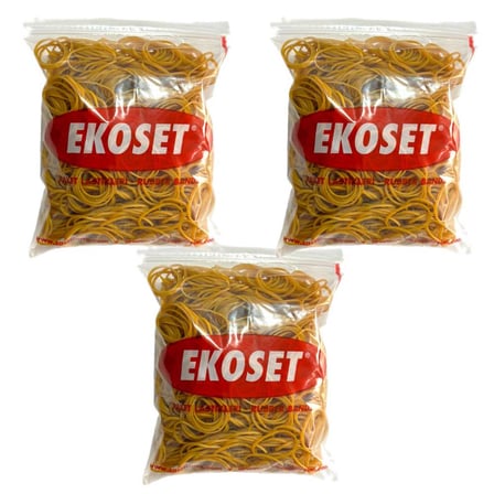 Kauçuk Paket Lastiği Küçük Boy 40mm 3 Bin Adet Natural Renk