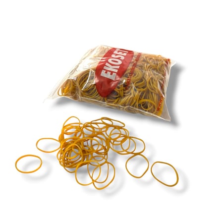 Kauçuk Paket Lastiği Küçük Boy 40mm 3 Bin Adet Natural Renk