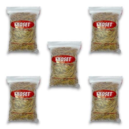 Kauçuk Kasa Paket Lastiği 180x4mm 500 Gr 5li Paket