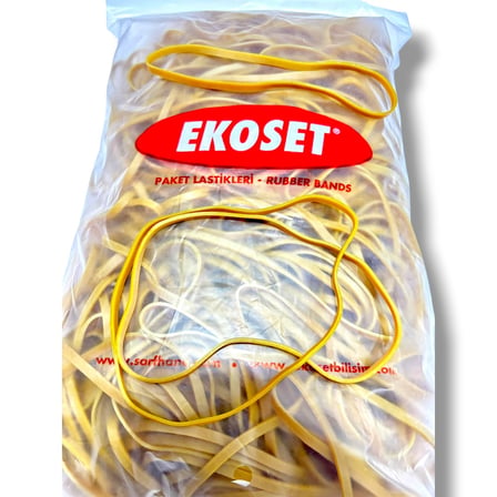 Kauçuk Kasa ve Paket Lastiği 180mm x 4mm 5 Kg