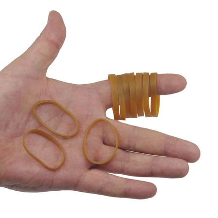 Kauçuk Geniş Paket Lastiği 50x5mm 500 Gram 5li Paket