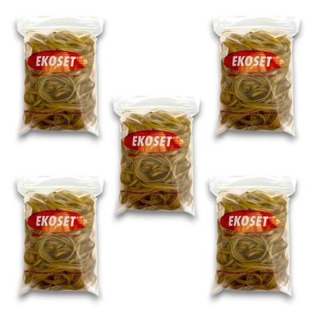 Kauçuk Geniş Paket Lastiği 70x5mm 500 Gram 5 li Paket