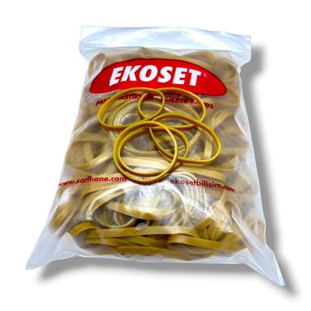 Kauçuk Geniş Paket Lastiği 70x5mm 500 Gram 5 li Paket