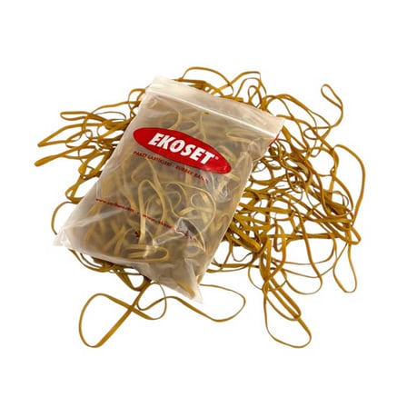 Kauçuk Kalın Paket Lastiği 15cm x 5mm 500 Gram 5li Paket