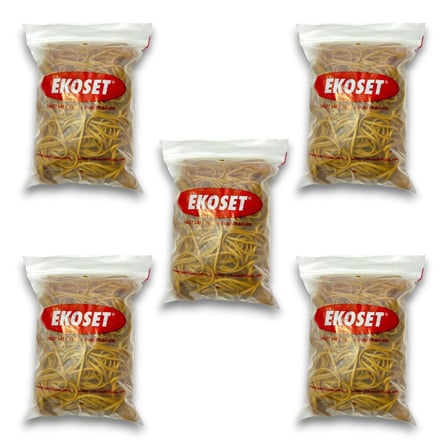 Kauçuk Geniş Paket Lastiği 180x3mm 500 Gram 5li Paket