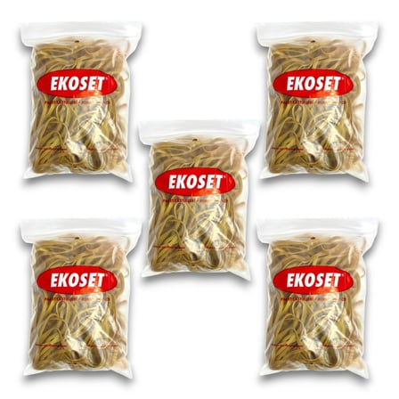 Kauçuk Kalın Paket Lastiği 180x5mm 500 Gram 5li Paket