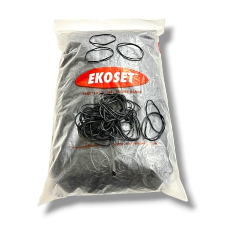 Siyah Paket Lastiği 70mm 3KG