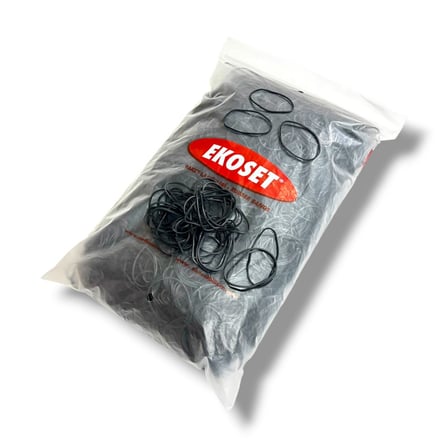 Siyah Paket Lastiği 70mm 5 KG