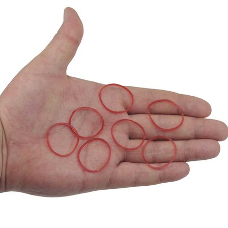 Küçük Kırmızı Paket Lastiği 40mm 3000 Adet
