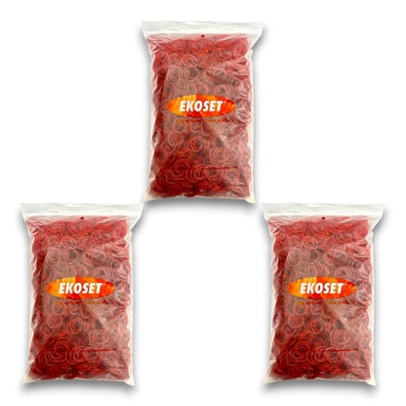 Küçük Kırmızı Paket Lastiği 40mm 3 KG
