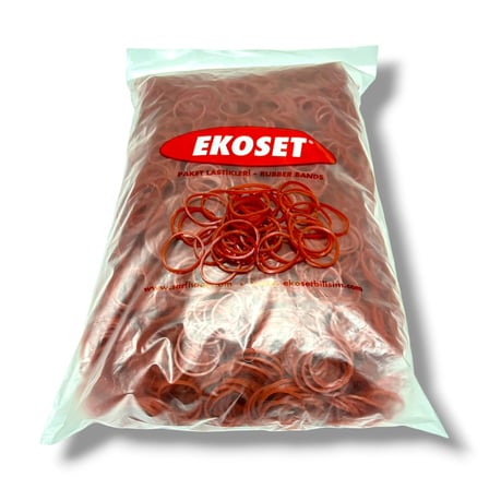 Küçük Kırmızı Paket Lastiği 40mm 3 KG