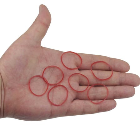 Küçük Kırmızı Paket Lastiği 40mm 3 KG