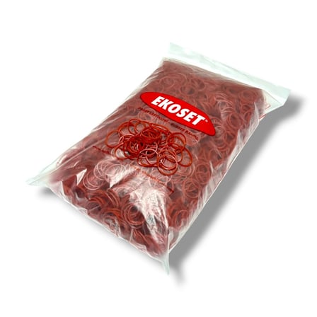Küçük Kırmızı Paket Lastiği 40mm 5 KG