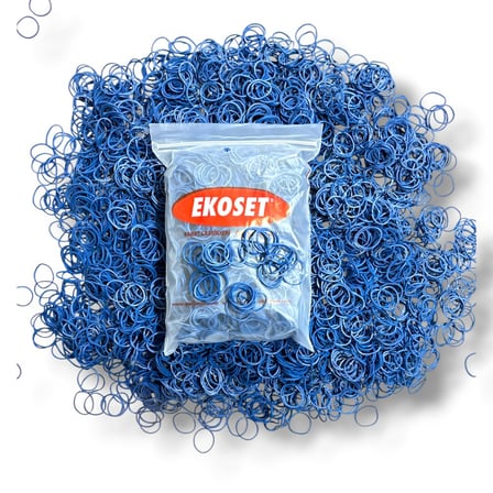 Küçük Paket Lastiği Mavi 40mm 3000 Adet