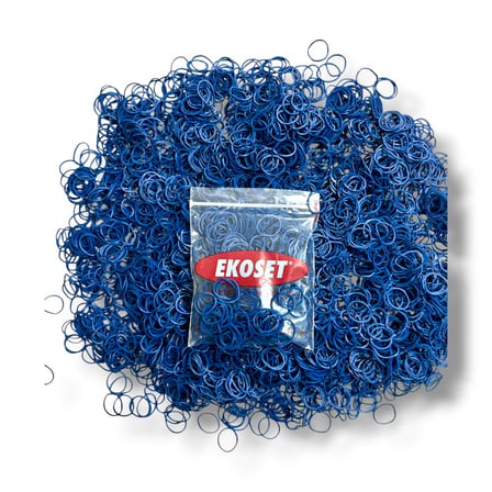 Küçük Paket Lastiği Mavi 40mm 5 KG