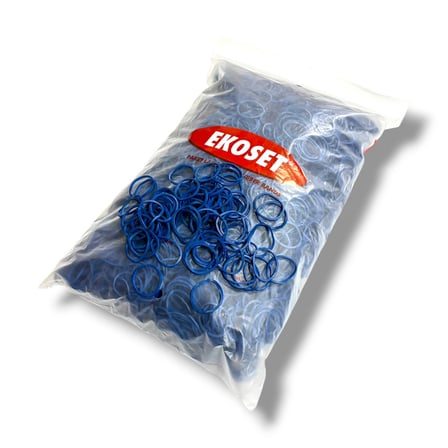 Küçük Paket Lastiği Mavi 40mm 5 KG