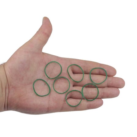 Küçük Paket Lastiği Yeşil 40mm 3000 Adet