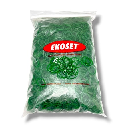 Küçük Paket Lastiği Yeşil 40mm 3 KG