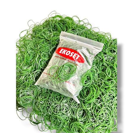 Yeşil Para Lastiği 70mm 3 KG