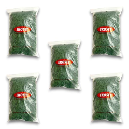 Yeşil Para ve Paket Lastiği 70mm 5 KG